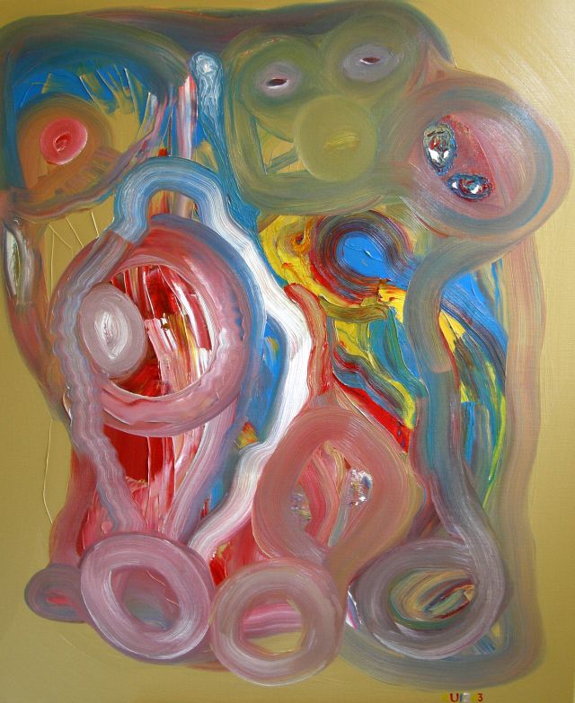 The Martians, oil on canvas, 100 × 120 cm, by Emilio Ruiz