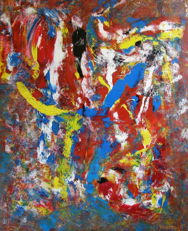 Jesus Christ Superstar, oil on canvas, 100 × 120 cm, by Emilio Ruiz