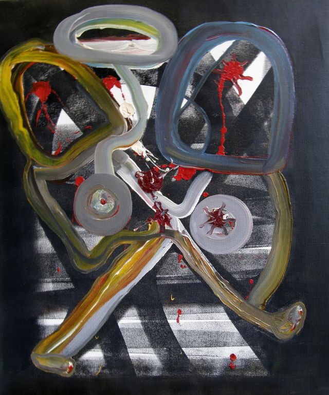 Iraq, oil on canvas, 60 × 70 cm, by Emilio Ruiz